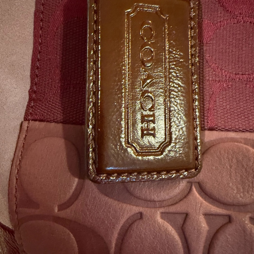 Coach Bleecker Patchwork Pink Leather Tote - Picture 5 of 7
